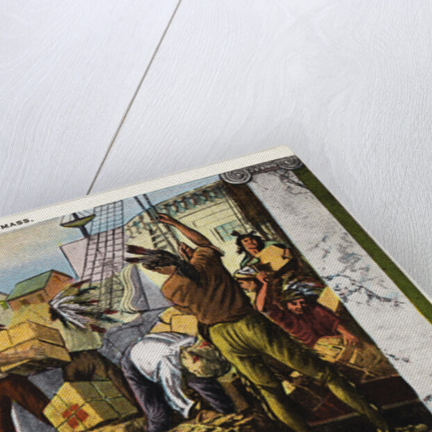 Boston Tea Party Postcard by Anonymous