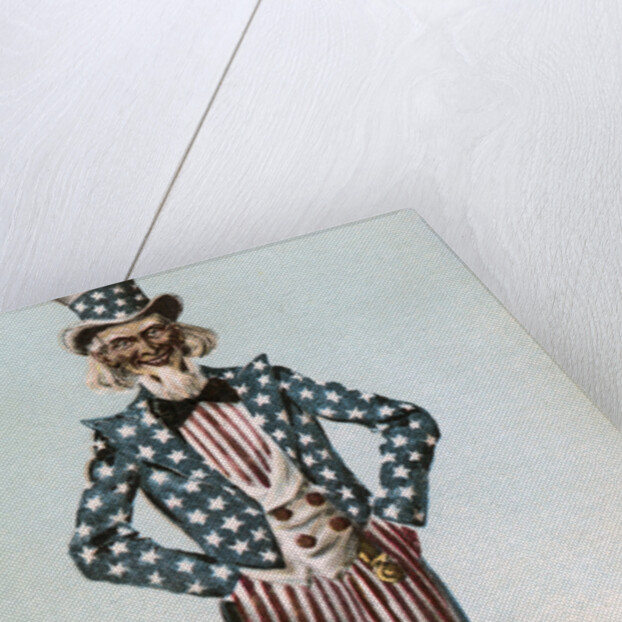 Postcard of Uncle Sam by Anonymous
