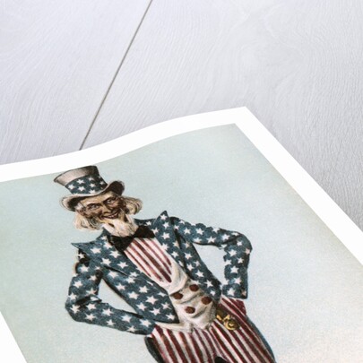 Postcard of Uncle Sam by Anonymous