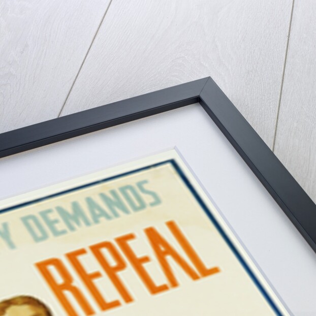 Their Security Demands You Vote Repeal National Prohibition Reform Poster by Anonymous