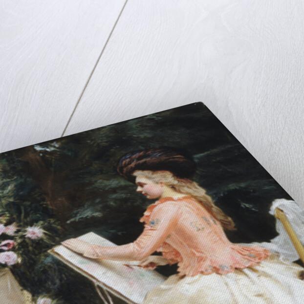 The Artist in the Garden by Gustave Jean Jacquet