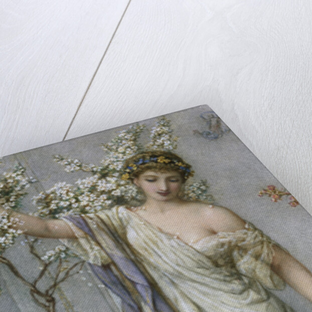 Falling Blossum by Augustus Jules Bouvier