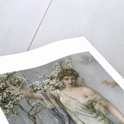 Falling Blossum by Augustus Jules Bouvier