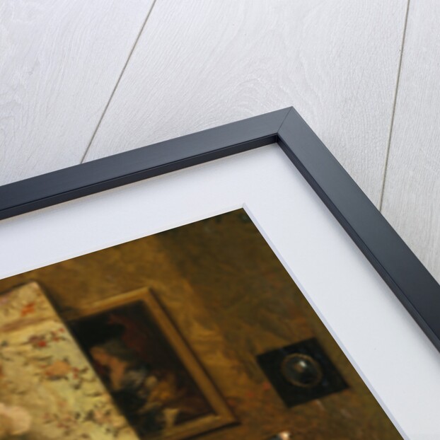 An Attentive Pet by Jules Adolphe Goupil