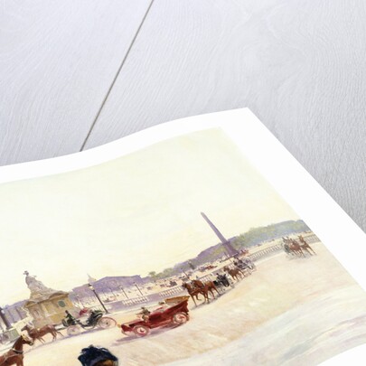 Paris, Place de la Concorde by Gustave Fraipont