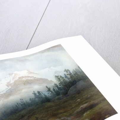 The Jungfrau, Monk and Eiger from Murren by Thomas George Cooper