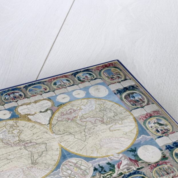 General Map of the Earth by Abbe Clouet