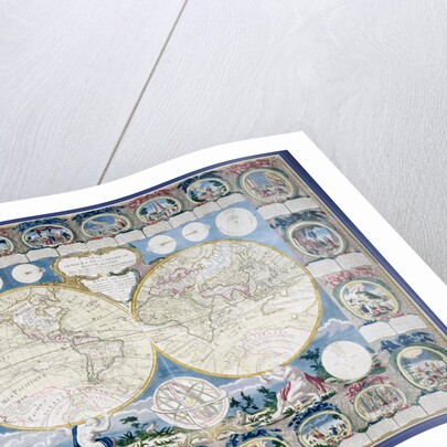 General Map of the Earth by Abbe Clouet