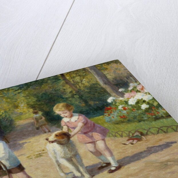 Playing with a Hoop by Victor Gabriel Gilbert