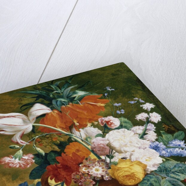 A Vase of Rich Summer Flowers by Jan van Huysum