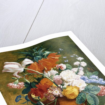 A Vase of Rich Summer Flowers by Jan van Huysum