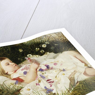 Picking Posies by William Blake Richmond