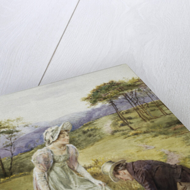 A Gentlemanly Act by George Goodwin Kilburne