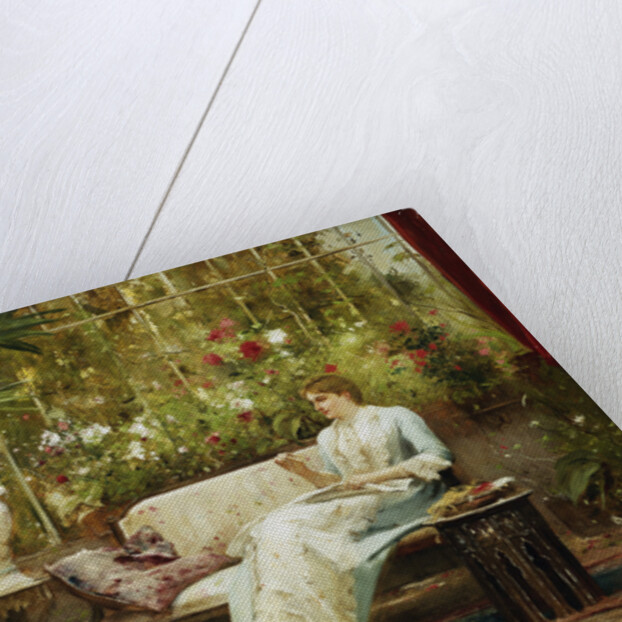 A Willing Helper by Mihaly Munkacsy