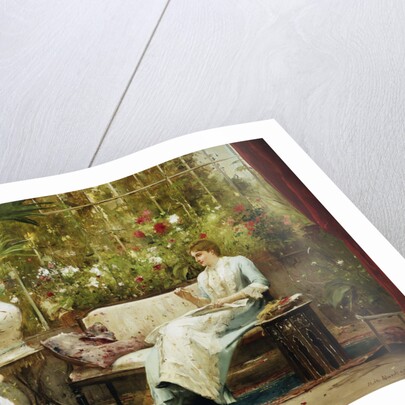 A Willing Helper by Mihaly Munkacsy