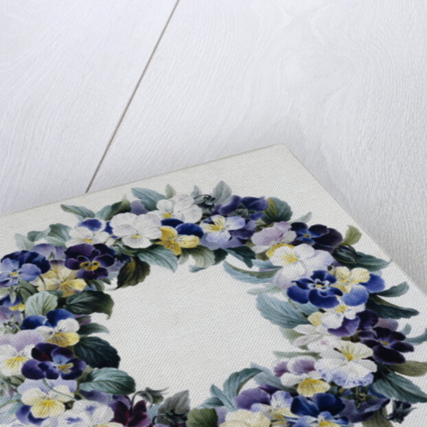 A Garland of Pansies by Antoine Pascal