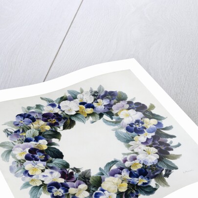 A Garland of Pansies by Antoine Pascal