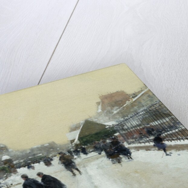 Paris under Snow by Luigi Loir