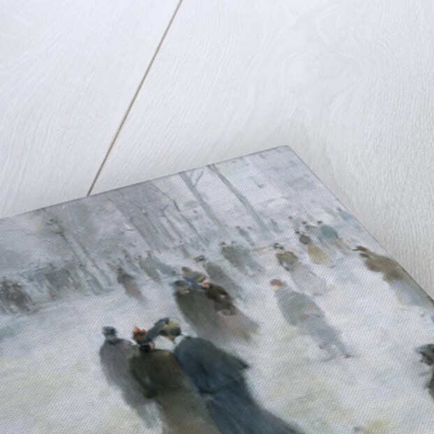 A Walk in the Snow by Lucien Frank