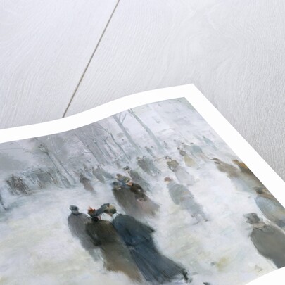 A Walk in the Snow by Lucien Frank