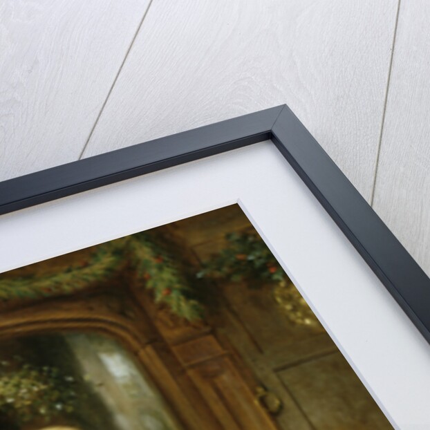 A Christmas Kiss by George Bernard O'Neill