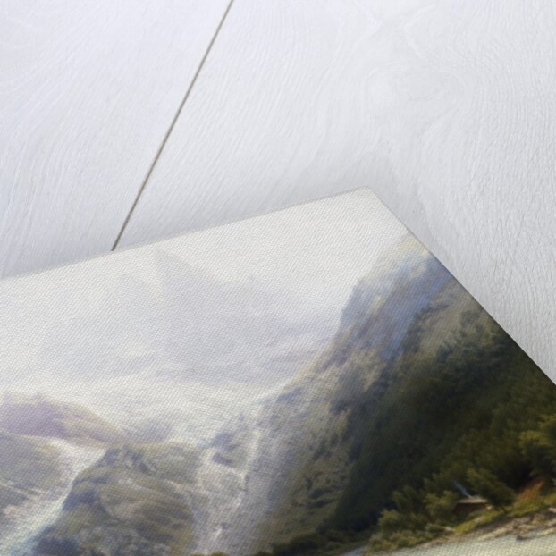 A View of Chamonix and Mont Blanc by Joseph Jansen