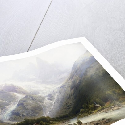 A View of Chamonix and Mont Blanc by Joseph Jansen