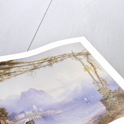 A View of Lake Como by Edward M. Richardson