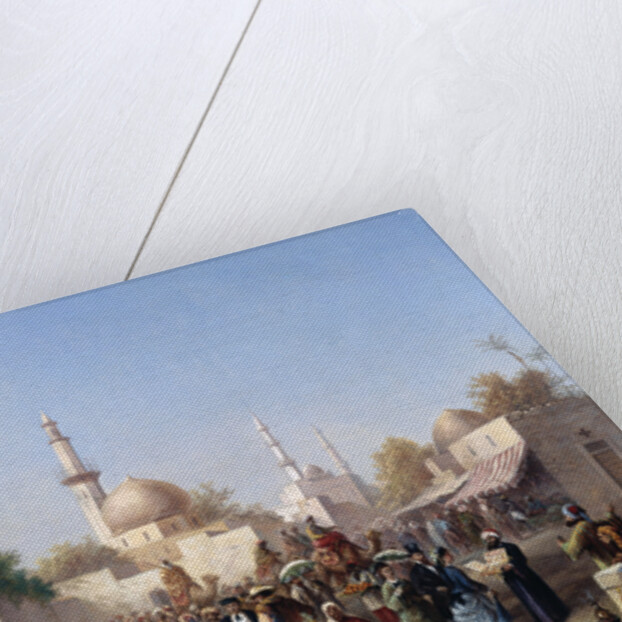 The Turkish Market by Rudolf von Alt