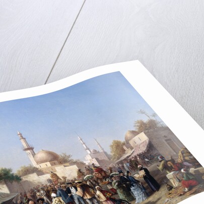 The Turkish Market by Rudolf von Alt