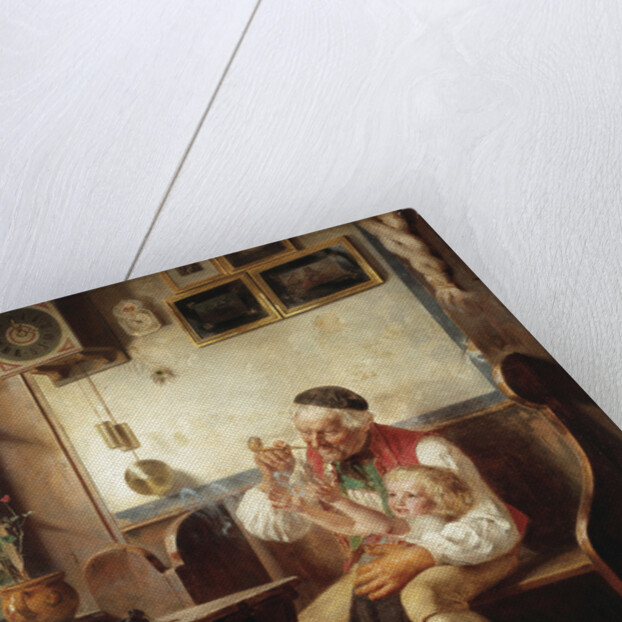 Blowing Smoke Rings by Friedrich Peter Hiddeman