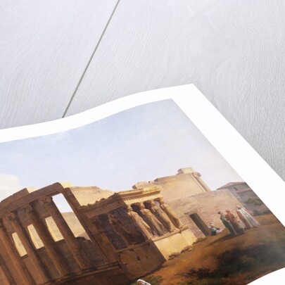 The Temple of Minerva, Athens, Greece by Landelot-Theodore Turpin de Crisse