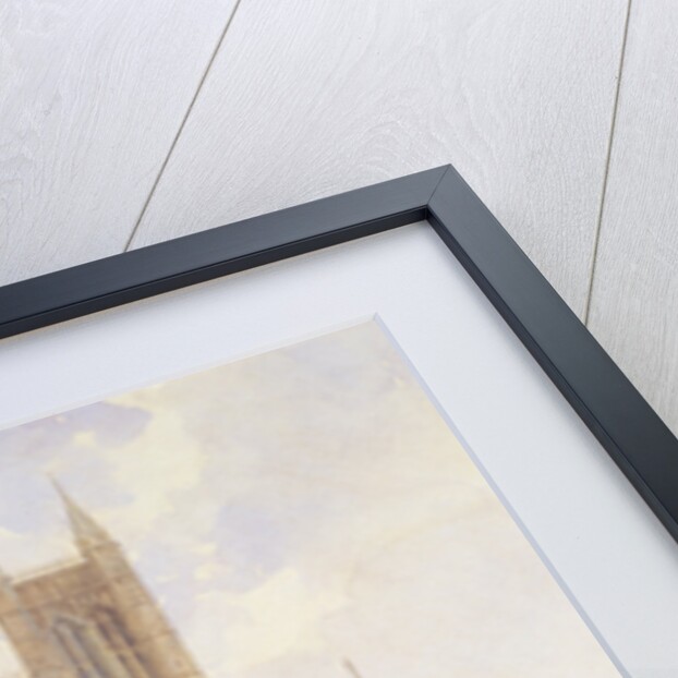 A View of Lincoln Cathedral, England by Louise Rayner