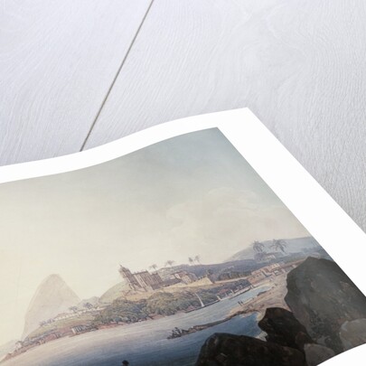 View of the Gloria Church and Sugarloaf Mountain, Rio de Janeiro by Thomas Ender