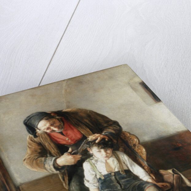 The Village Barber by Nicolaos Gysis