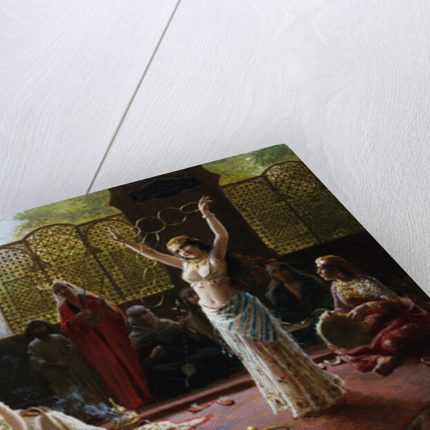 A Harem Scene by Giacomo Mantegazza