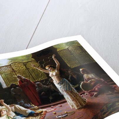 A Harem Scene by Giacomo Mantegazza