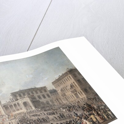 Inauguration of William I in Brussels, Belgium by PierreFrancois Charles Leroy
