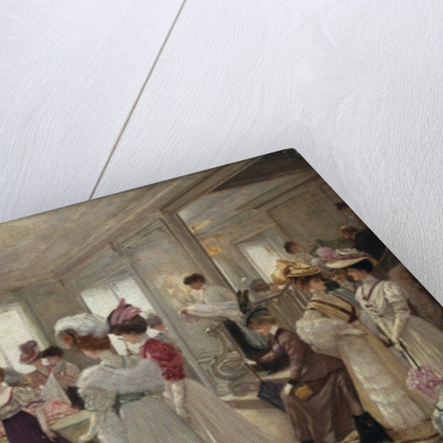 Cinq Heures Chez le Couturier Paquin by Henri Gervex