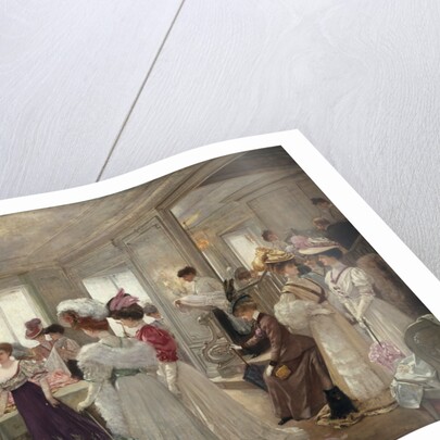 Cinq Heures Chez le Couturier Paquin by Henri Gervex
