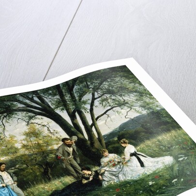 In the Meadow by Hippolyte Henri Pierre Dubois