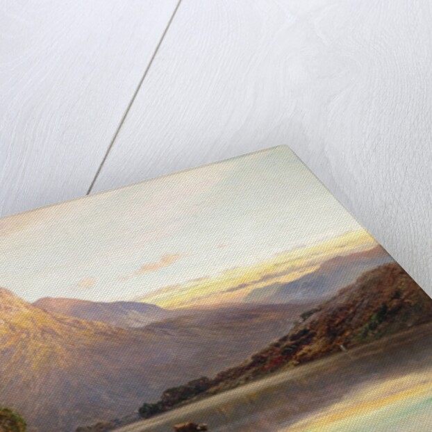 A View of Loch Lomond near Inversnaid, Scotland by Alfred de Breanski