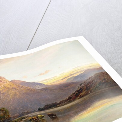 A View of Loch Lomond near Inversnaid, Scotland by Alfred de Breanski