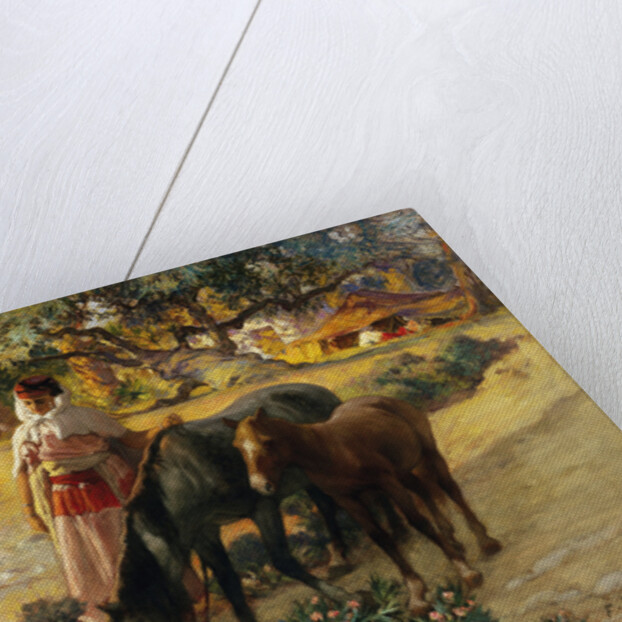 The Oasis by Frederik Arthur Bridgman