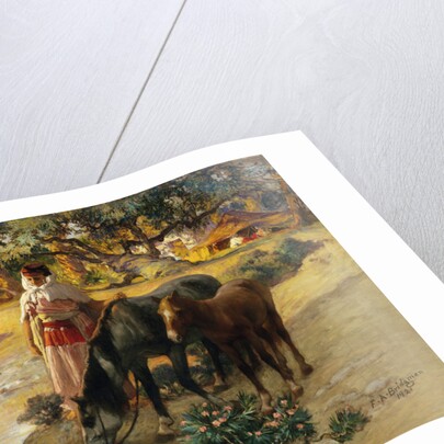 The Oasis by Frederik Arthur Bridgman