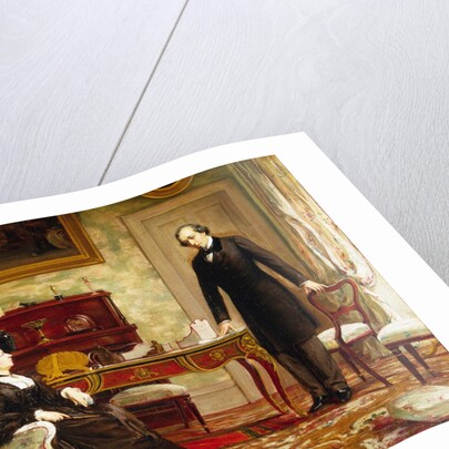 Queen Victoria Interviewing Disraeli at Osborne House by Theodore Blake Wirgman