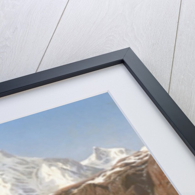 The Gorner Glacier and Zermatt Valley, Switzerland by Jean Francois Xavier Roffiaen