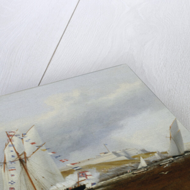 A Regatta at Plymouth, England by Henry A. Luscombe