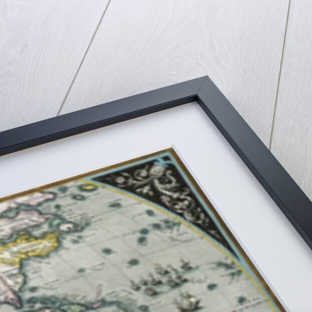 Americae Sive Novi Orbis, Nova Descriptio Map by Abraham Ortelius