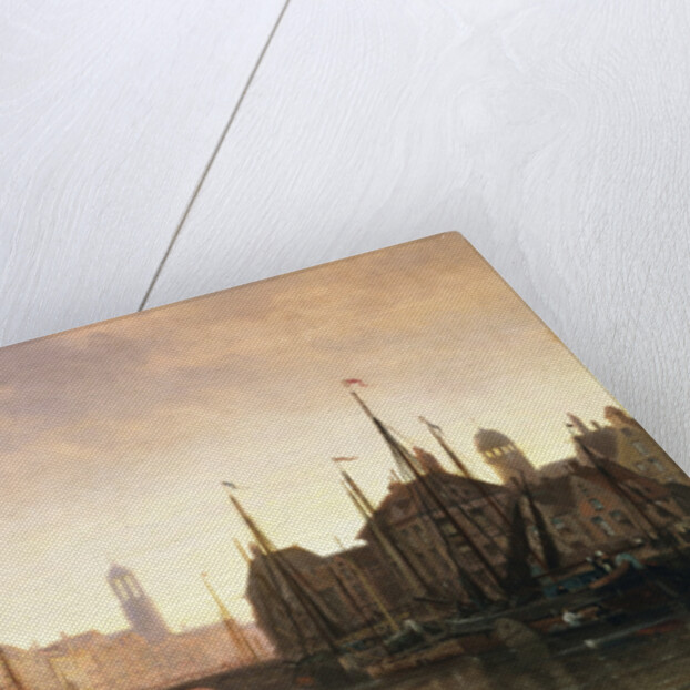 A View of Amsterdam, the Netherlands by Charles Euphrasie Kuwasseg